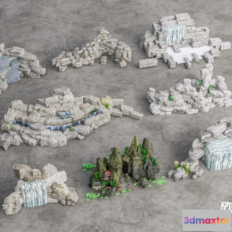 1518936 - GARDEN DECOR - 3D Model For Interior Design - 2638 3D Max