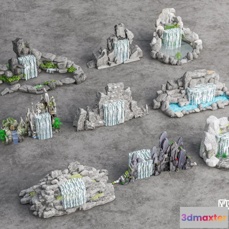 1518940 - GARDEN DECOR - 3D Model For Interior Design - 2640 3D Max