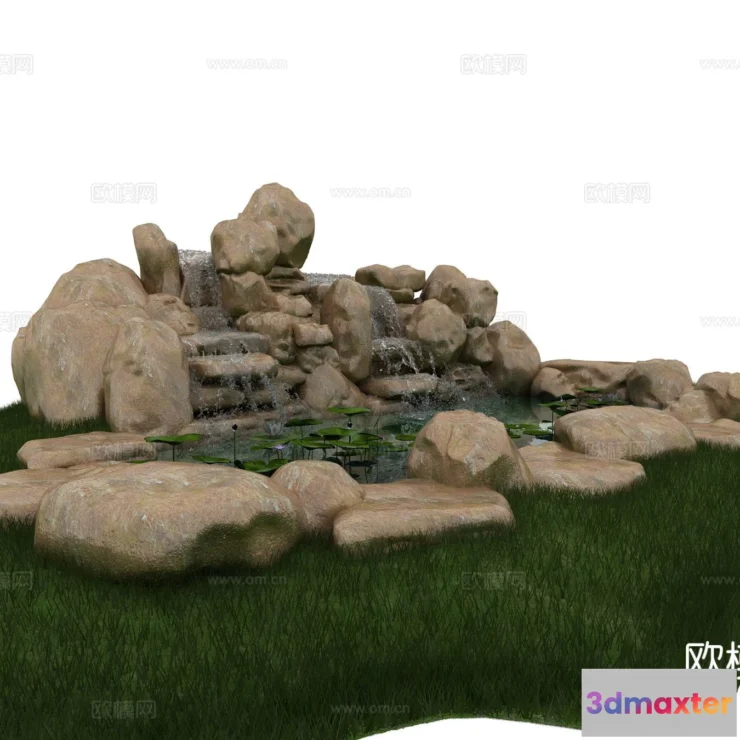 1518946 - GARDEN DECOR - 3D Model For Interior Design - 2643 3D Max