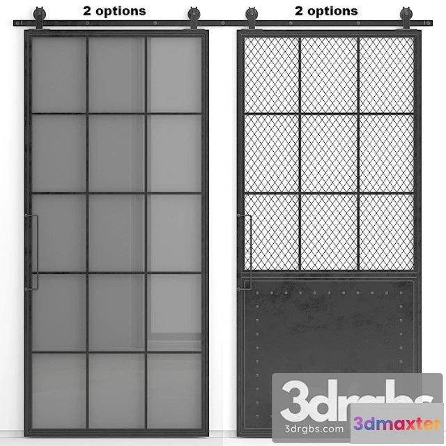 1002794 - Barn sliding doors mountain french