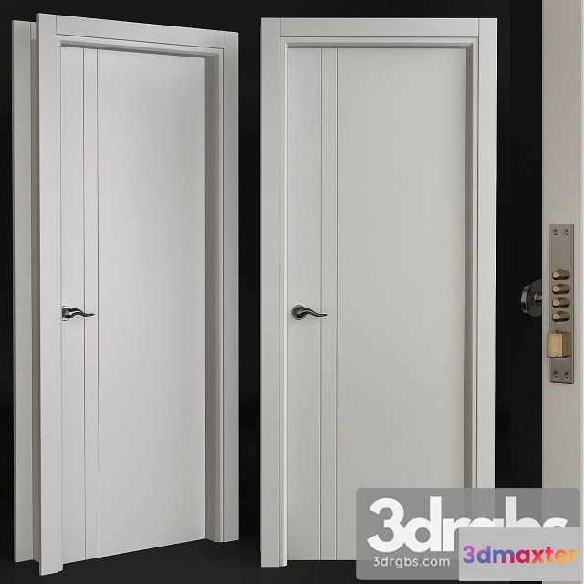 1002802 - Bianco Noble Belldinni Modern Interior Door