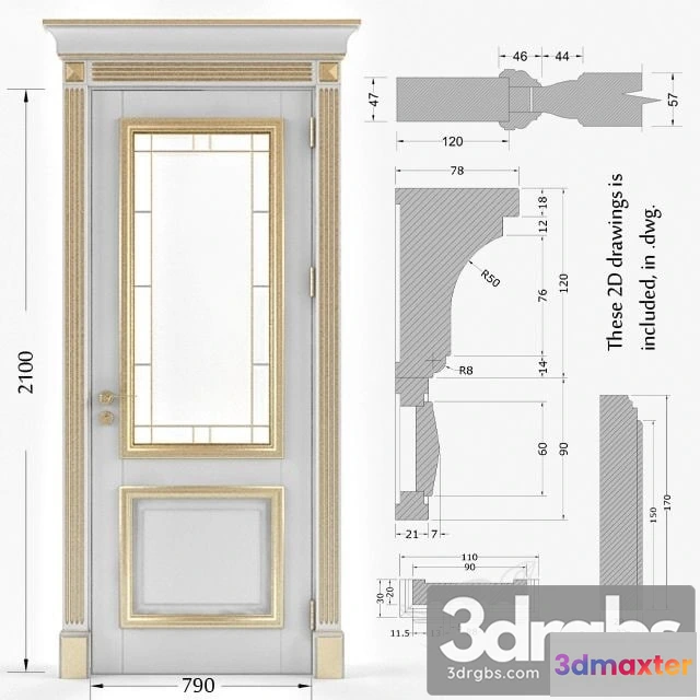 1002870 - Classic Gold Plated Door 2