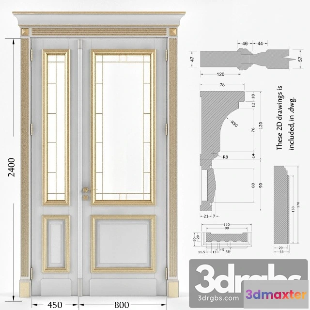1002876 - Classic Gold Plated Door 5