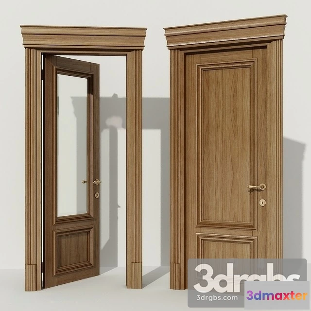 1002924 - Classic Single Wood Door