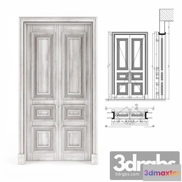 1002928 - Classic White Dirt Door