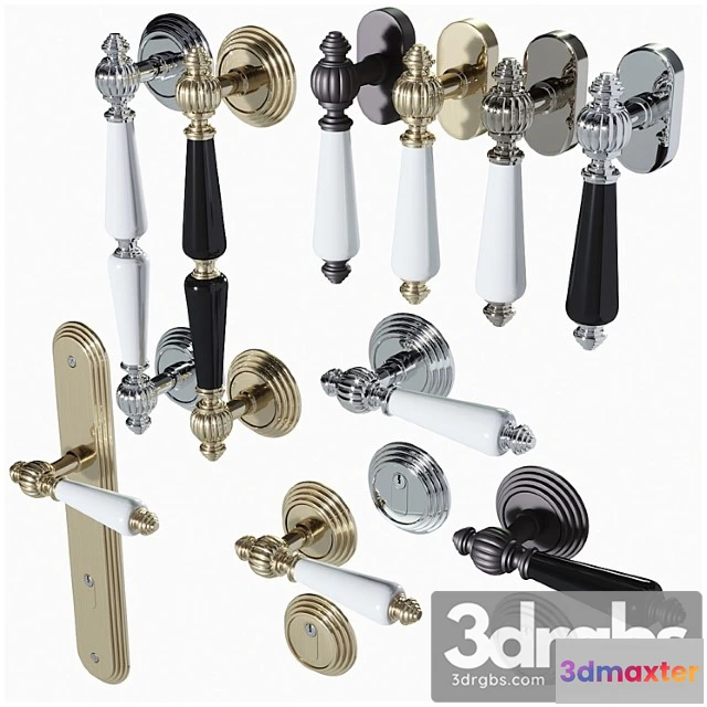 1003086 - Door Handle Set Fimet Michelle 106P