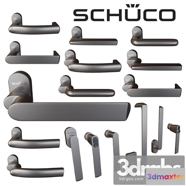 1003118 - Door Knobs 14 Pcs Window 6 Pcs Schuco