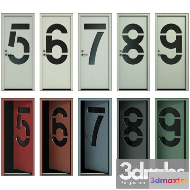 1003202 - Door with numbers (part ii)