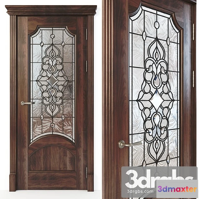 1003206 - Door with stained glass 04