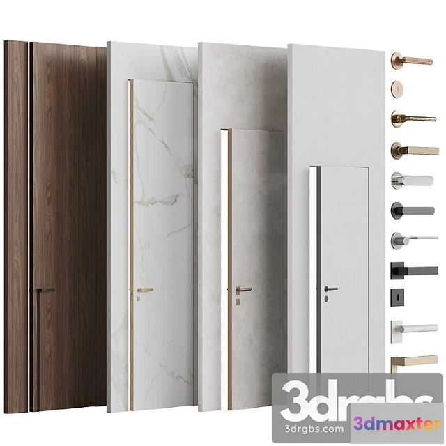 1003266 - Doors Concealed Installation Plan Pro With Frame And Fittings