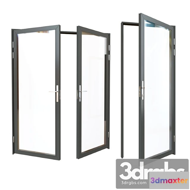 1003316 - Doors profile threw plastic glass