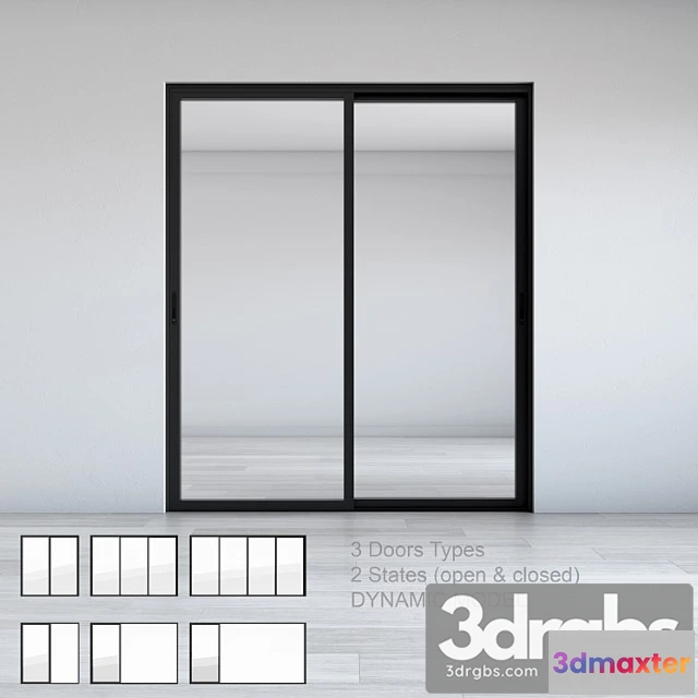 1003404 - Dynamic sliding doors set 01