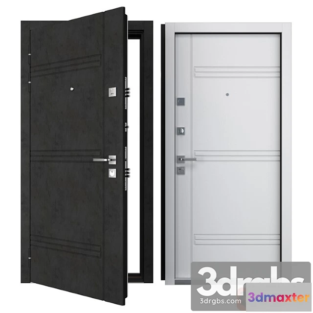 1003522 - Entrance metal door trio (your frame)