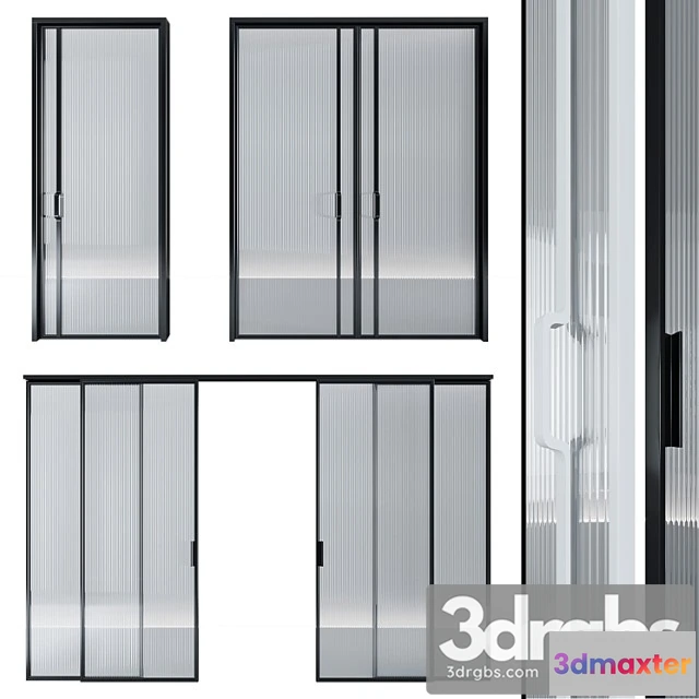 1003620 - Glass door pocket and swing system
