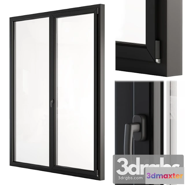 1003636 - Glass Modern Door Black
