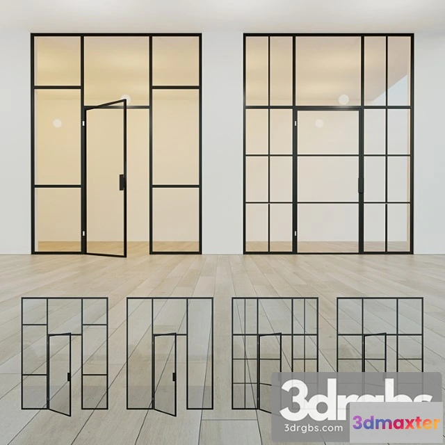 1003660 - Glass partition. a door. 12