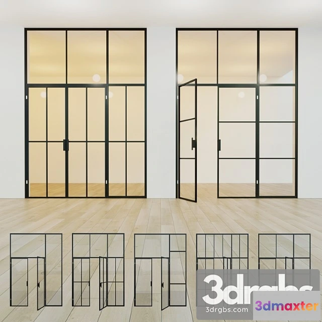 1003664 - Glass partition. a door. 15