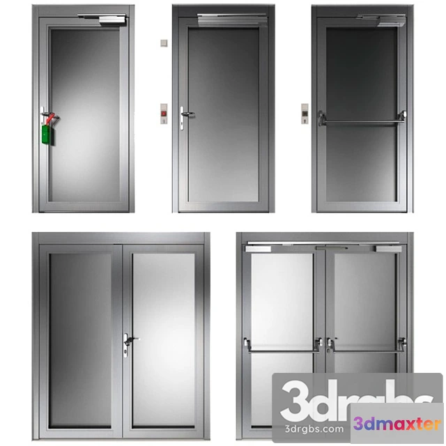 1003874 - Metal Hinged Fire Doors Metal Swinging Fire Doors 4