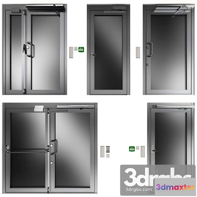 1003876 - Metal Hinged Fire Doors Metal Swinging Fire Doors 7