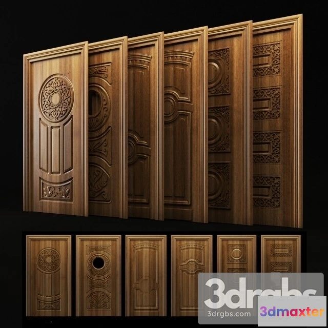 1004292 - Wooden Door Set