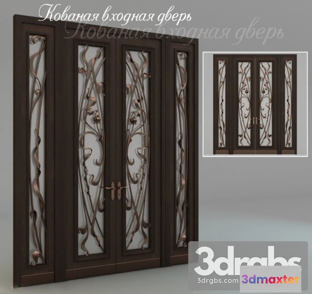 1004306 - Wrought Iron Front Door