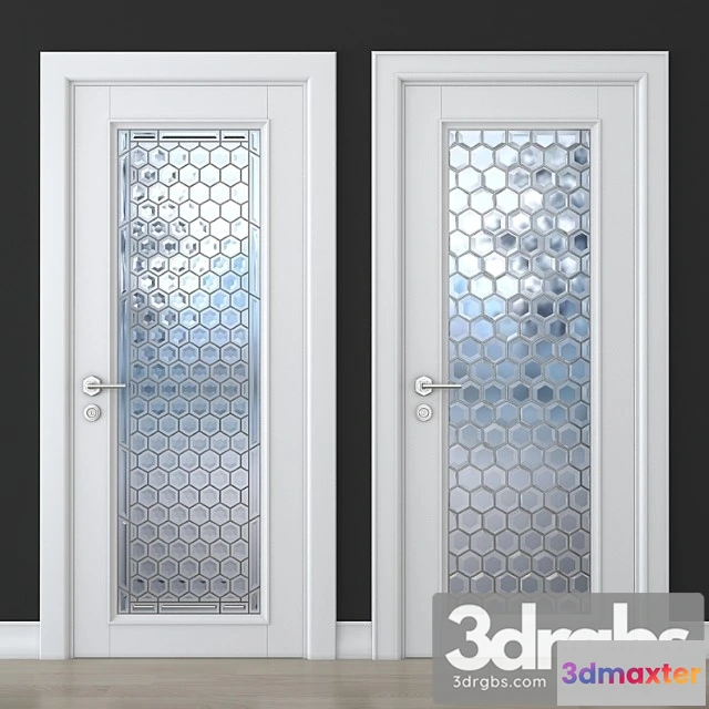 1056432 - A door with a stained-glass window