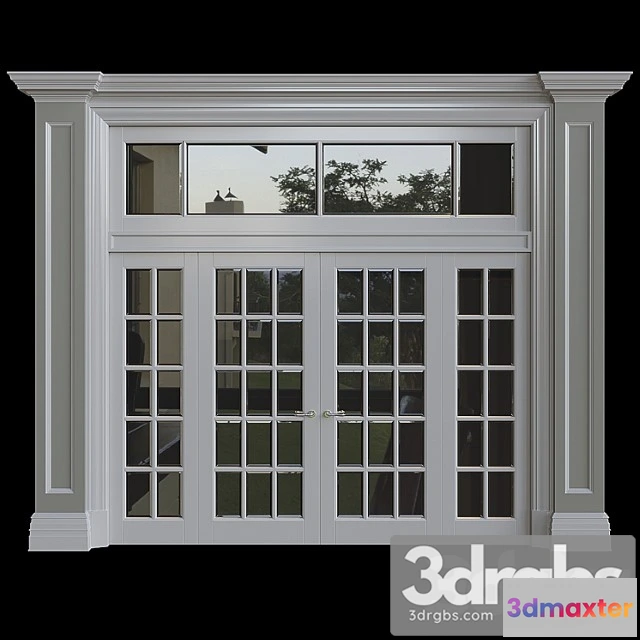 1056622 - Door with stained glass - No.2