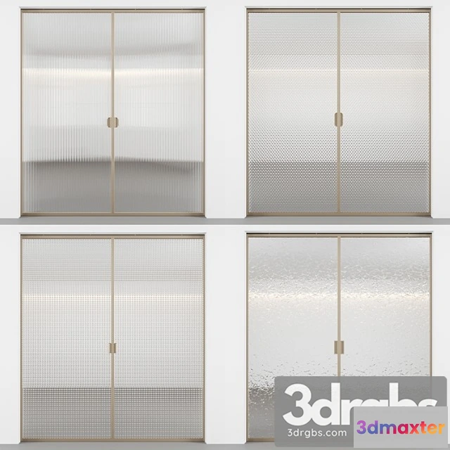 1056912 - Sliding doors with embossed glass