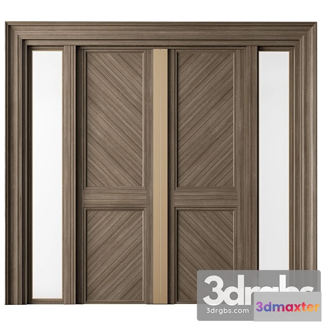 1056972 - Wooden front door - set 65