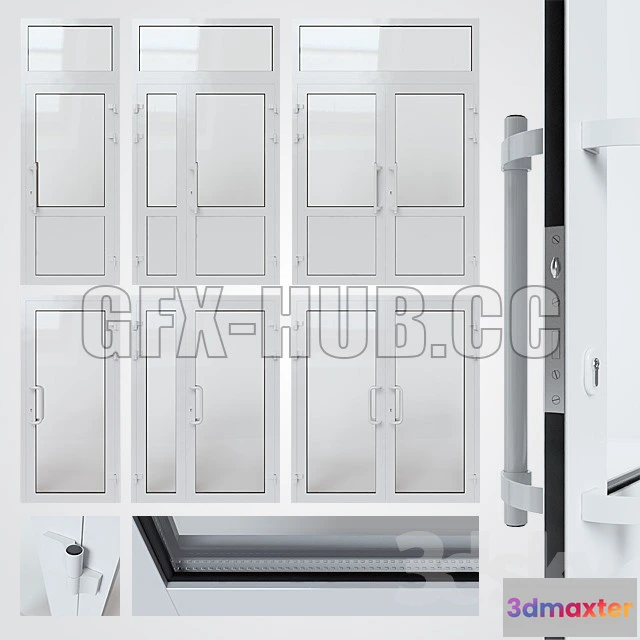 1080180 - Entrance aluminum door - 213737