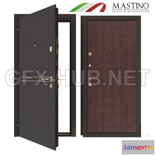 1083648 - Input metal door MASTINO STRADA 3d Model - 217205