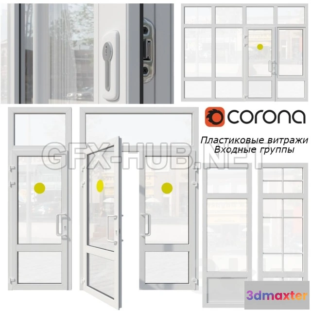 1089100 - Plastic stained glasswindowdoor - 222657