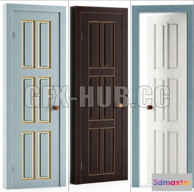 1090124 - Restaurant Chocolate Door Set - 223681