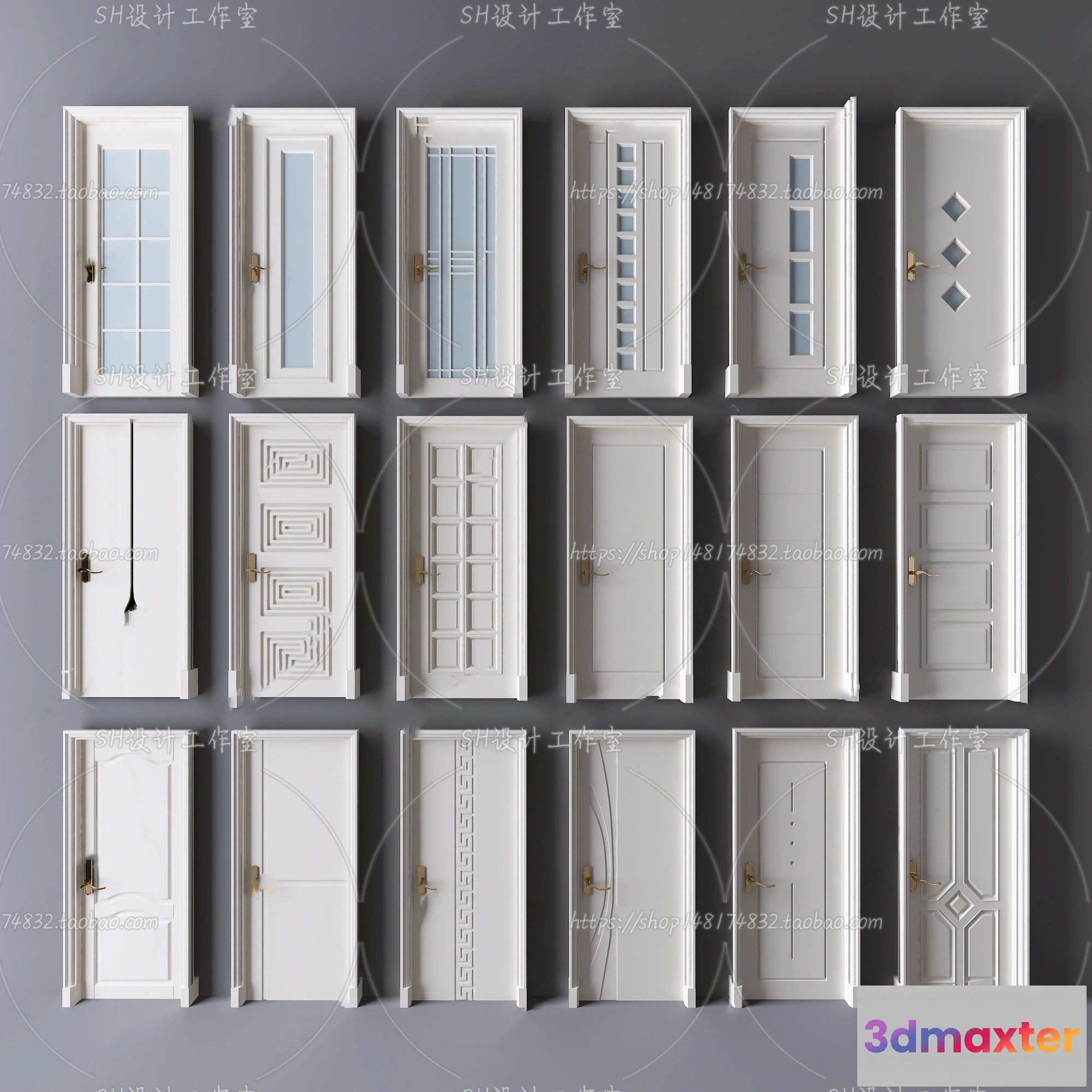 1130576 - Door - 3D Models - 3DS Max - 0004