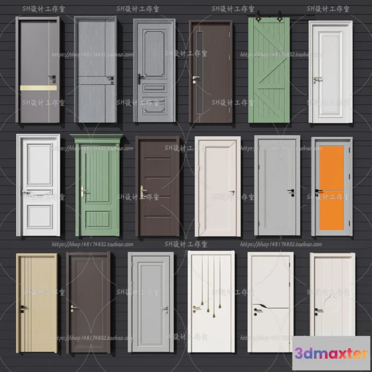 1130594 - Door - 3D Models - 3DS Max - 0013