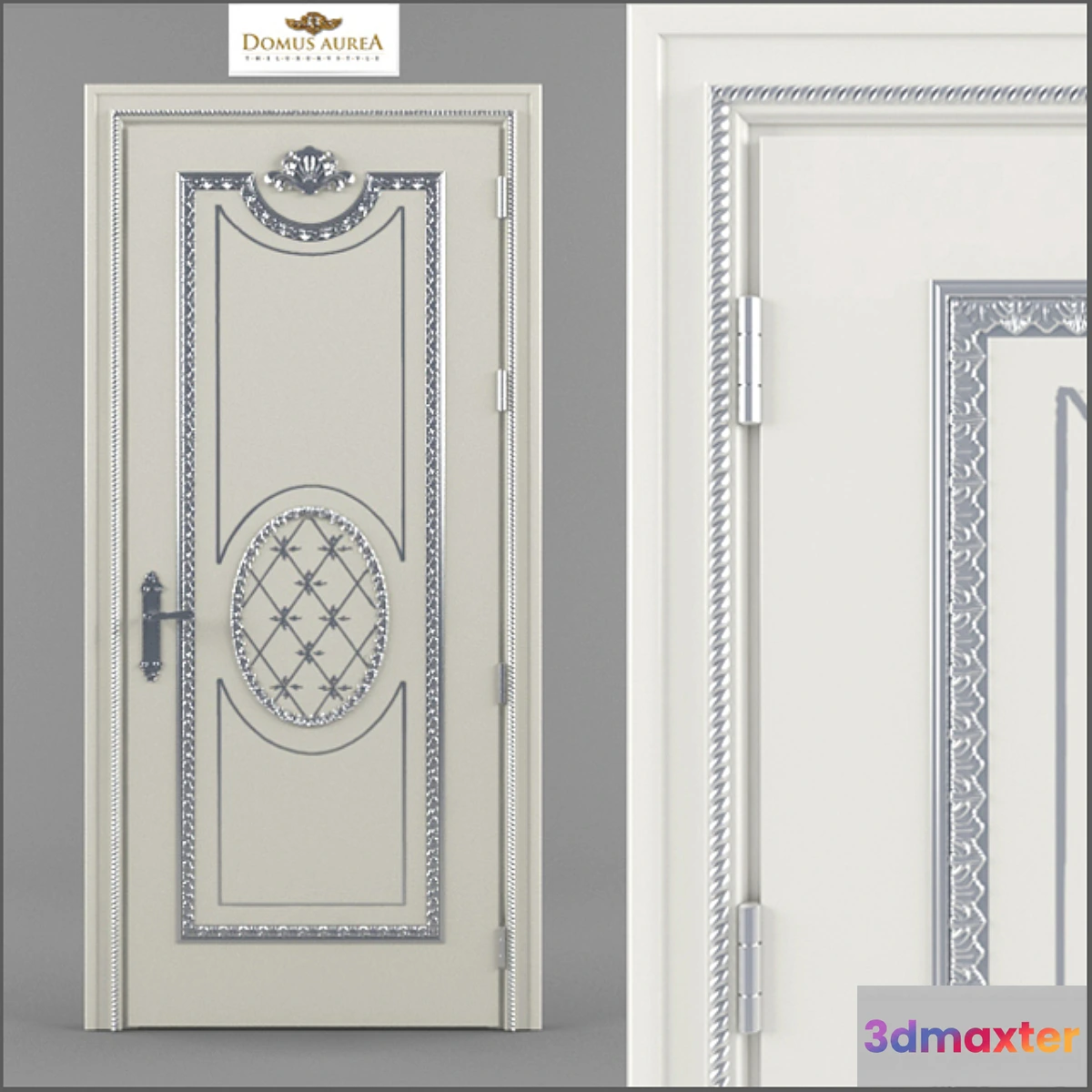 1274224 - Door Cassia Q bianco 3D Max