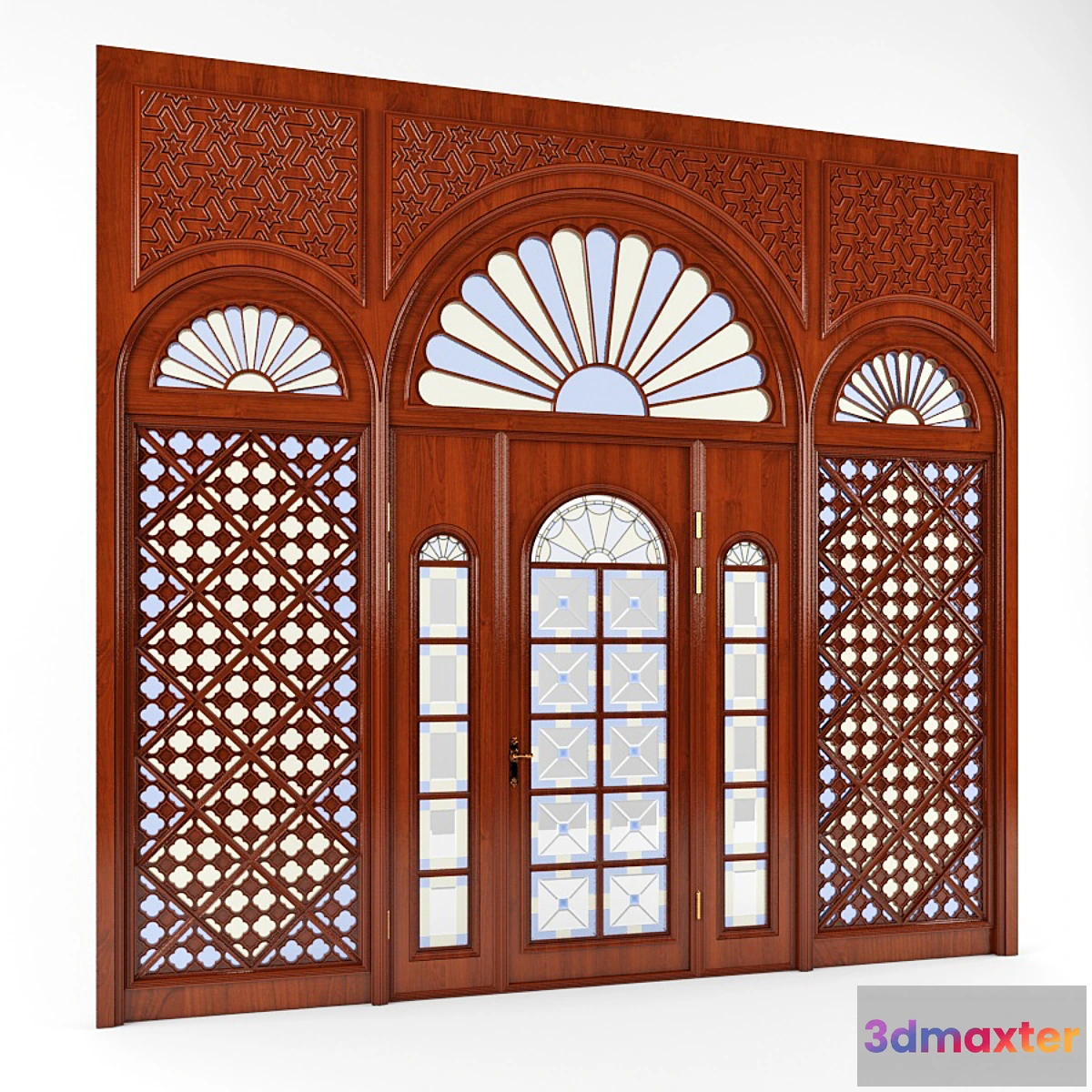 1274226 - Entrance lobby in oriental style 3D Max