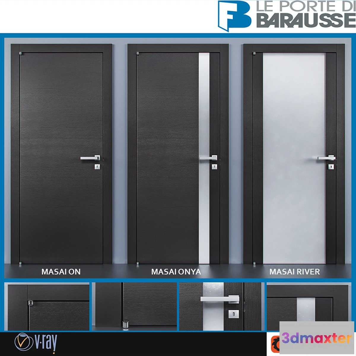 1276780 - Barausse doors - No.2 3D Max