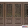 1279292 - Front door with carvings and forged elements 3D Max