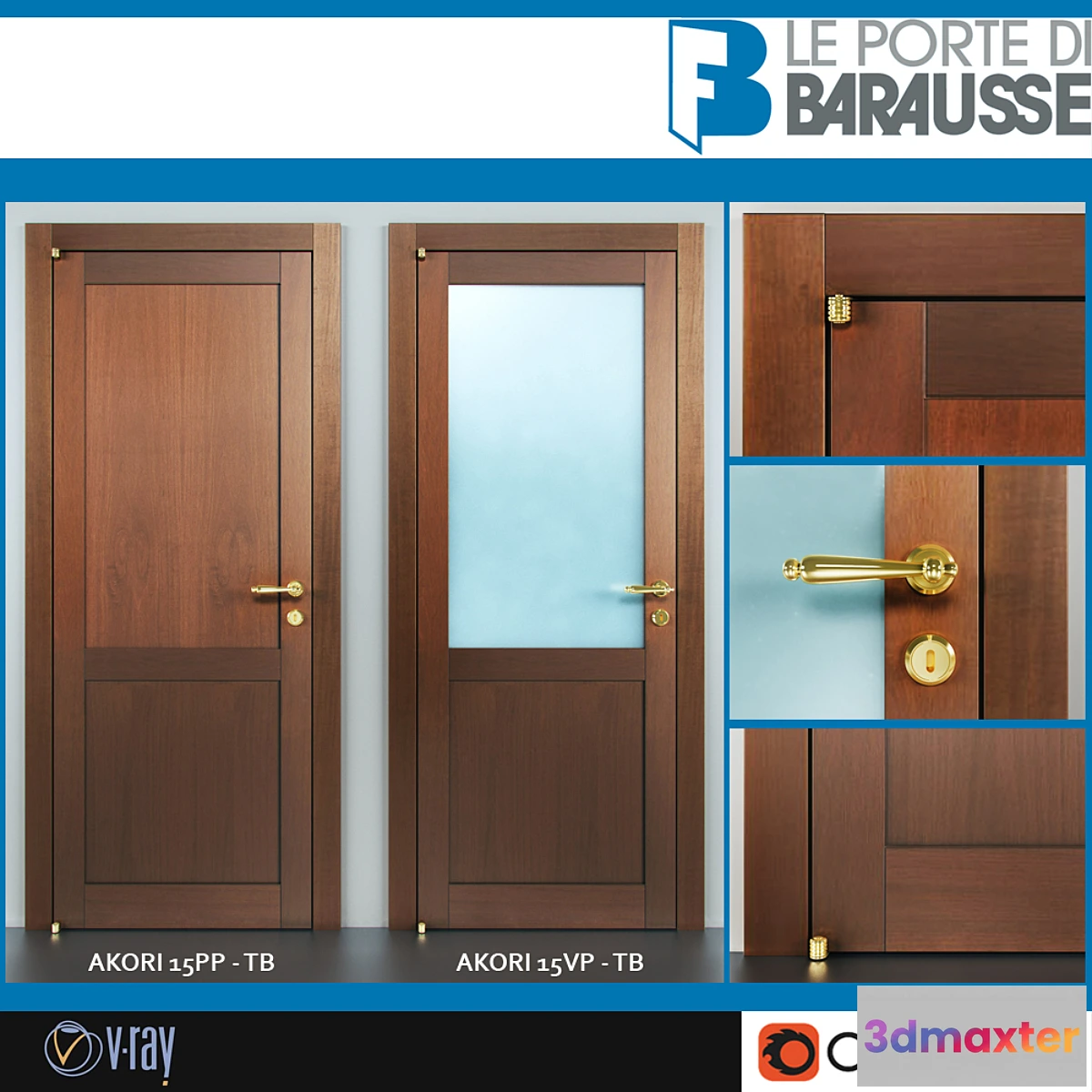 1281774 - Barausse doors - No.5 3D Max