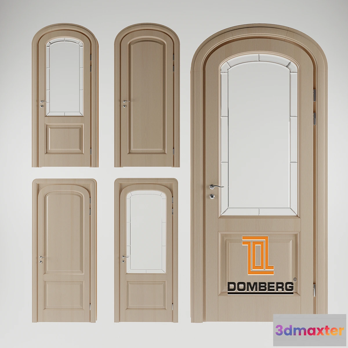 1284650 - Doors with arched elements Domberg 3D Max