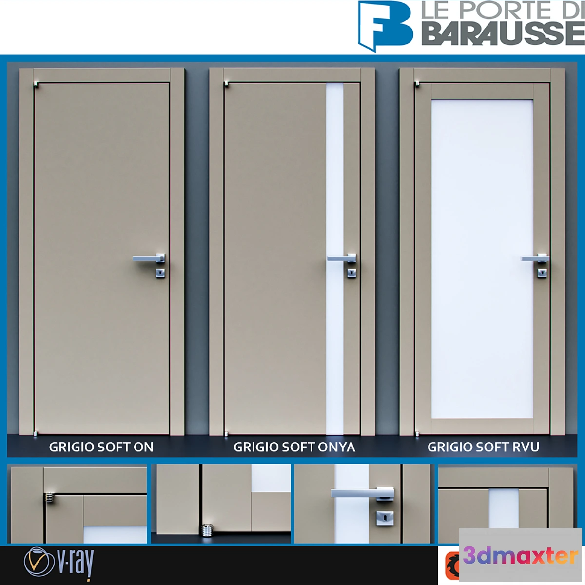 1285122 - Barausse doors - No.6 3D Max