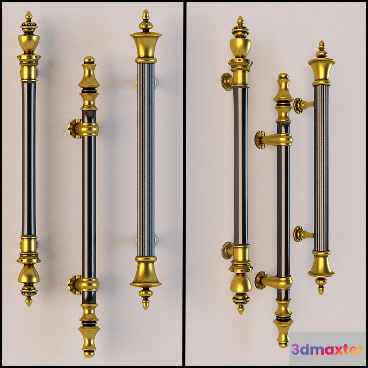 1286584 - Door handle 3D Max