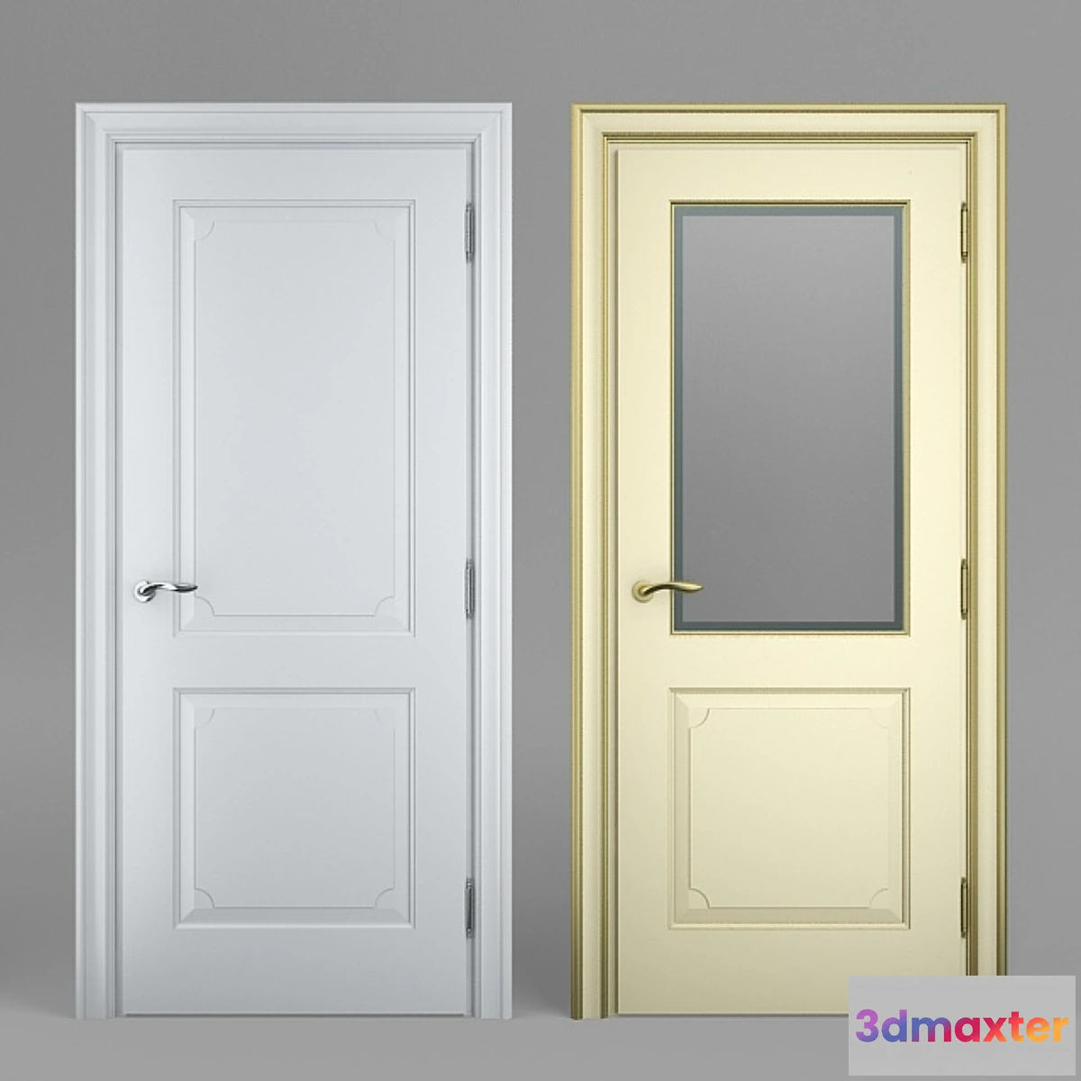 1288556 - Massivstyle Interier Door Model 13 3D Max