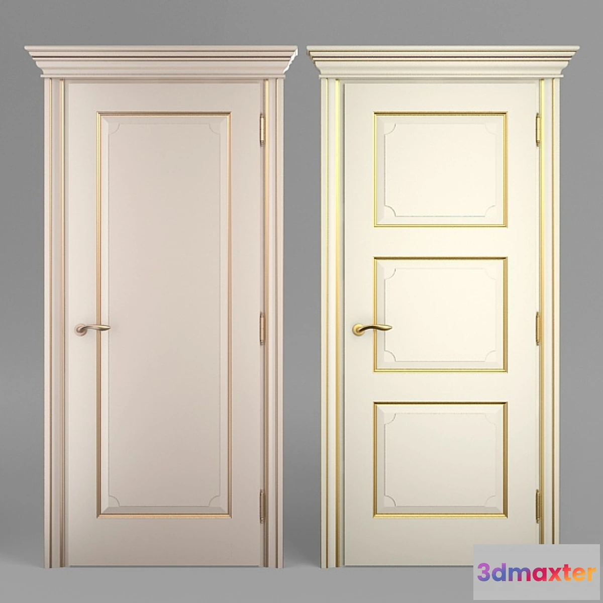 1288938 - Massivstyle Interier Door Model 14 3D Max