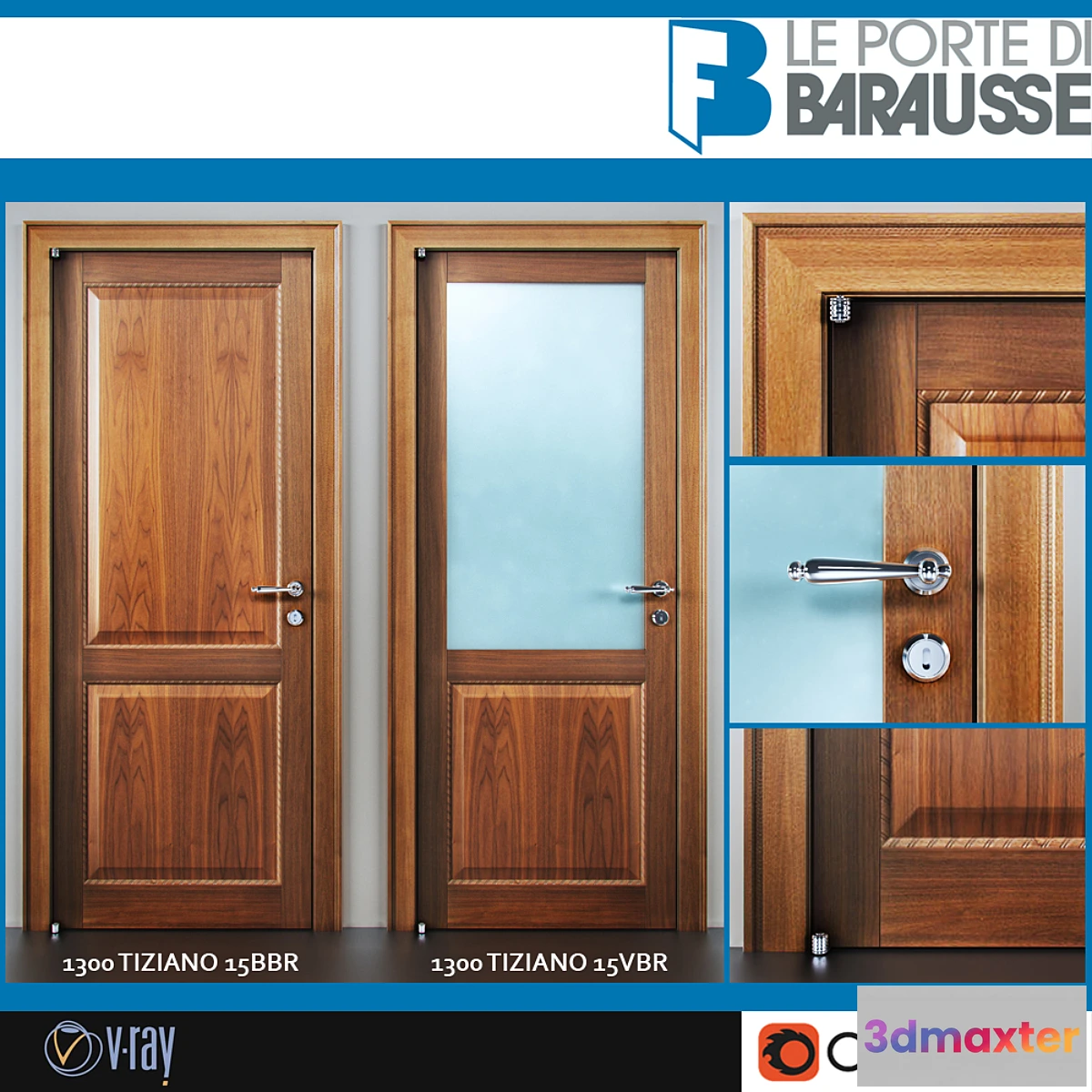 1290006 - Barausse doors - No.7 3D Max