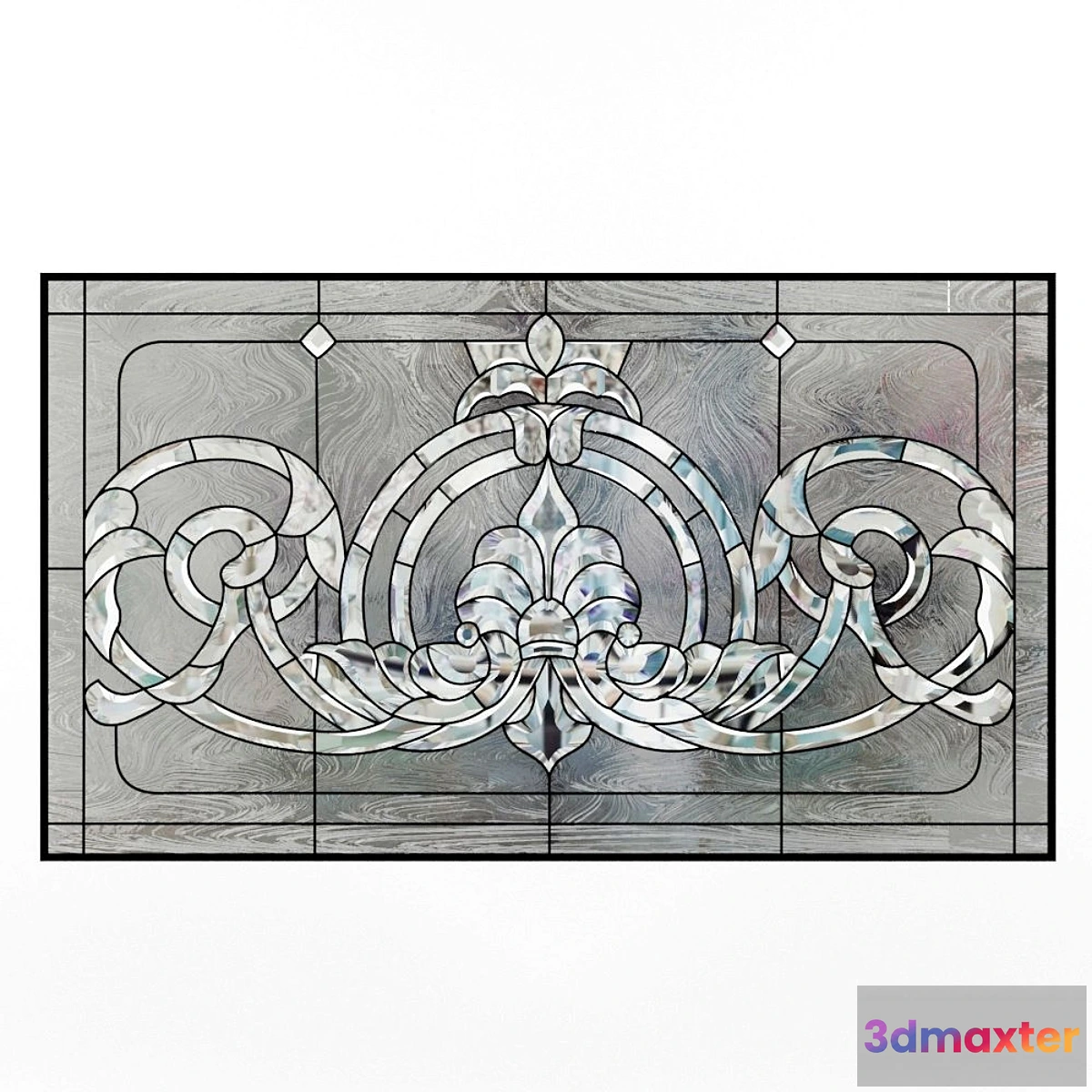 1292643 - Stained glass with bevel 3D Max