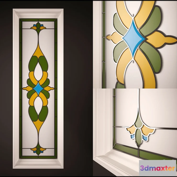 1292673 - Stained-glass window - No.5 3D Max