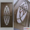 1292724 - Classical door with stained glass 3D Max