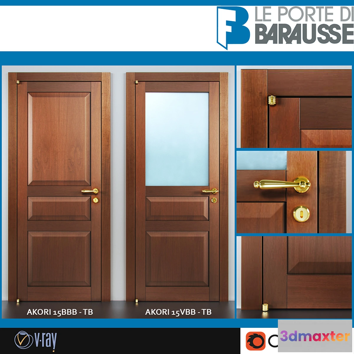 1292728 - Barausse doors - No.9 3D Max